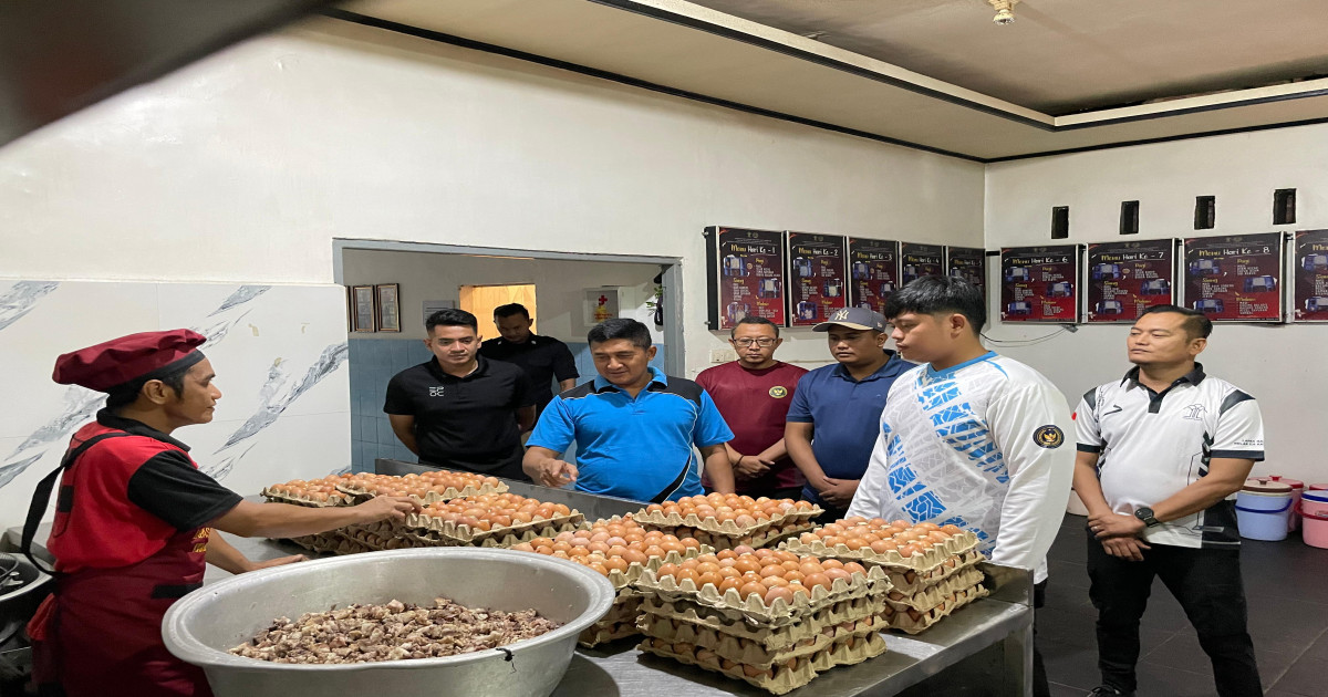 Wujudkan Layanan Makanan Higienis, Kalapas Narkotika Karang Intan Lakukan Trolling ke Dapur Lapas