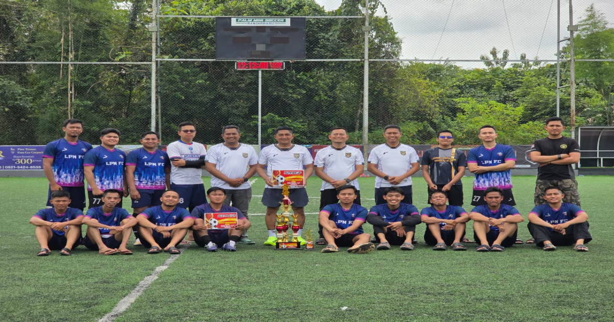 Sportivitas Warnai Fourfeo Minisoccer HUT ke-80 RI, Lapas Narkotika Karang Intan Raih Prestasi Membanggakan