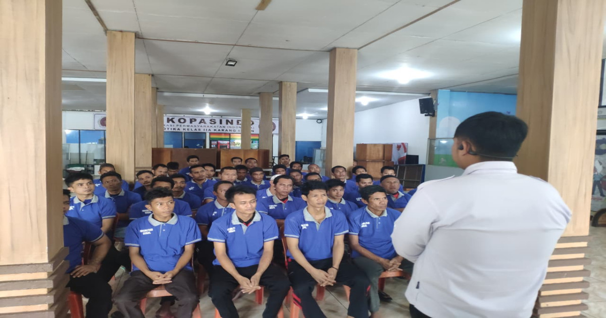 Tingkatkan Pemahaman Warga Binaan, Lapas Narkotika Karang Intan Gelar Seminar Pencegahan Relapse