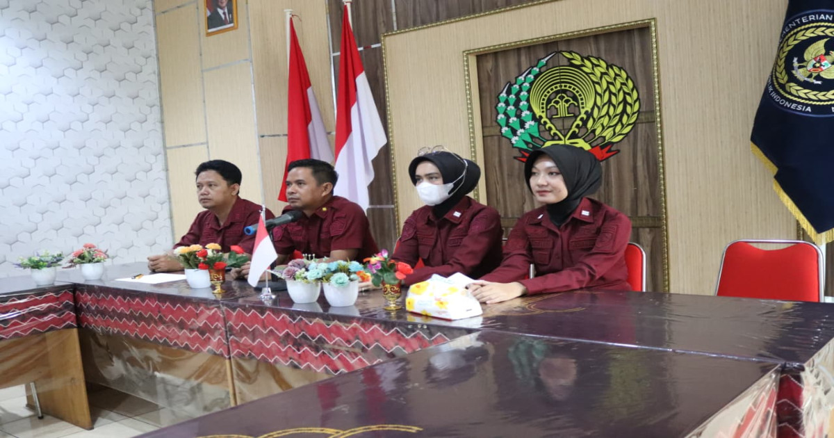 Lapas Narkotika Karang Intan Ikuti Zoom Meeting Percepatan Alih Status BMN dan Persediaan Non-SIMAN