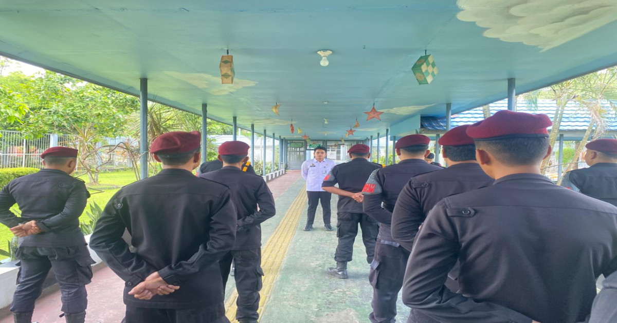 Ka. KPLP Lapas Narkotika Karang Intan Pimpin Apel Serah Terima Regu Pengamanan, Tegaskan Disiplin dan Tanggung Jawab Tugas